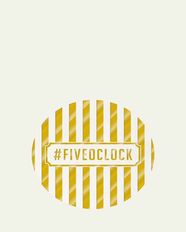 #Fiveoclock Coasters - Set Of 18